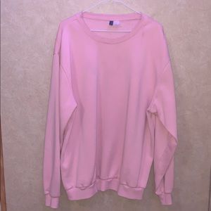 Light pink crew neck
